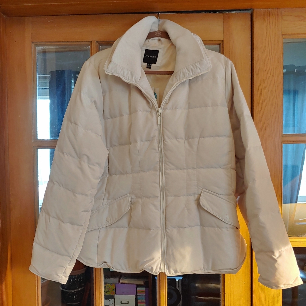 Off white Lane Bryant women jacket